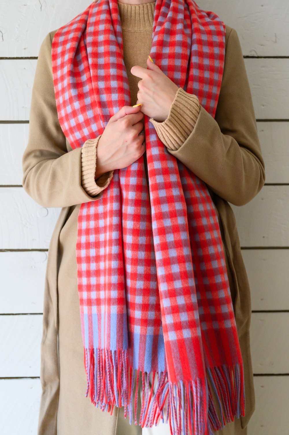 Red Gingham Scarves